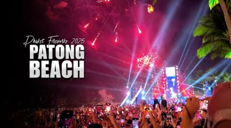 Patong Beach New Year 2025 | Spectacular Fireworks in Phuket Thailand