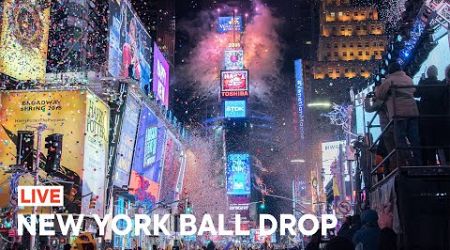 New York Ball Drop Live - Times Square Live Footage 2025