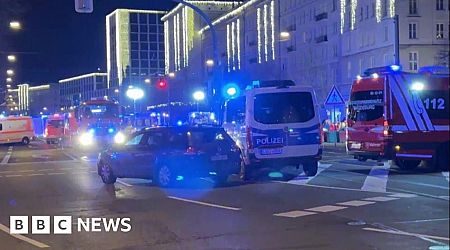 Car driven into crowd at German Christmas market, reports say