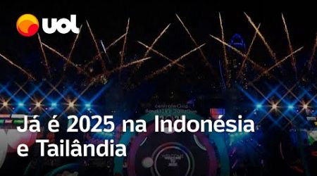 Bangkok e Jacarta celebram a chegada de 2025