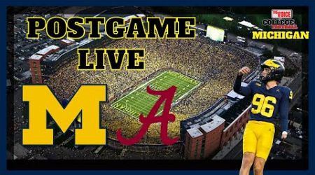 MICHIGAN - Alabama Postgame Call-in Show LIVE / ReliaQuest Bowl Recap