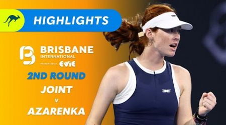 Victoria Azarenka v Maya Joint - Brisbane International Highlights | Wide World of Sports