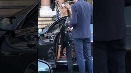 Billionaire woman getting out luxurious Bentley in Monaco #billionaire #luxury #shorts#lifestyle#fyp