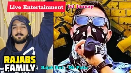 Rajab Butt Mr Patlo Entertainment Live 1st Jan 25 #youtubelive #rajabsfamily #bigfun #patloo