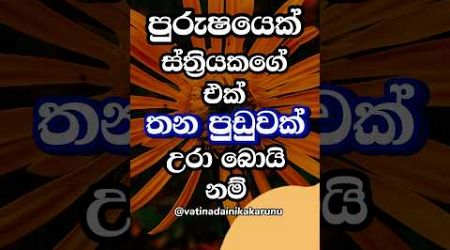 එකකින් බිව්වොත් අනිකට වෙනදේ