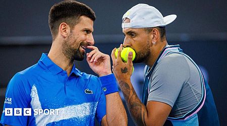 Djokovic and Kyrgios beaten in doubles in Brisbane