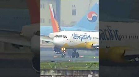 Cebu Pacific Airbus A321 departs for Bangkok (BKK) from Manila