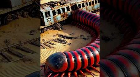 AI Nature Travel Art : Amazing Discovery √ Abandoned Train In The Desert #shorts #trending #omg