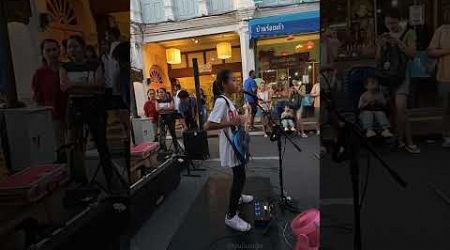 One Minute Cover of &#39;I Want to Break Free&#39; by Phuket Little Girl.. #queenband #queencover #phuket