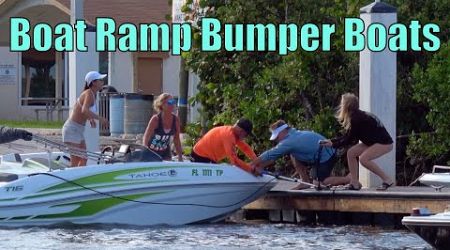 Boat Ramp Bumper Boats! | Boynton Beach | Broncos Guru | Wavy Boats