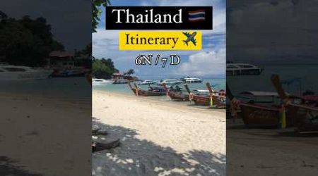 6 night 7 Days Thailand itinerary #thailanditinerary #thailandtravel #phuket #krabi #thailand