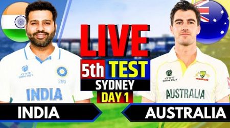 India vs Australia, 5th Test, Day 1 | IND vs AUS Live Match | Live Cricket Match Today, 2nd Session