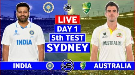 India vs Australia 5th Test Day 1 Live | IND vs AUS 5th Test Live Scores &amp; Commentary