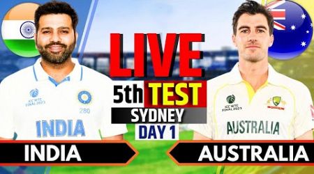 India vs Australia, 5th Test, Day 1 | IND vs AUS Live Match | Live Cricket Match Today, 3rd Session