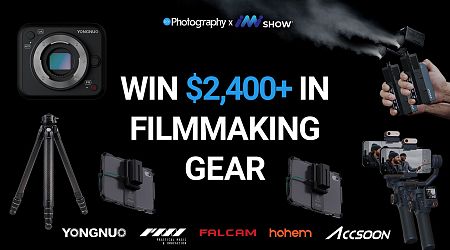 We are giving away over $2,400 in filmmaking gear