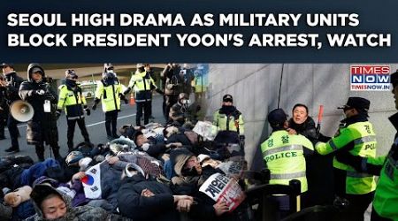 In Visuals-South Korea Standoff| High Drama In Seoul As Military Units Block President Yoon&#39;s Arrest