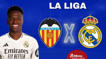 VALENCIA X REAL MADRID AO VIVO LA LIGA DIRETO DO ESTÁDIO | RODADA 12 - NARRAÇÃO