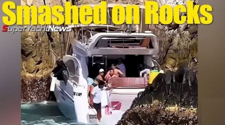 EXCLUSIVE VIDEO: Yacht Ripped Apart After Hitting Rocks in Mexico