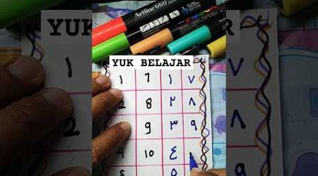 WAHIDIN SATU || belajar menulis #belajar #laguanak #abcd #education #art #shorts @goresantinta-14