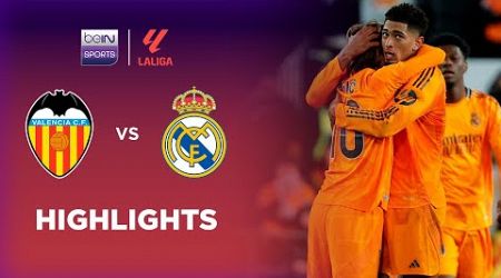 Valencia 1-2 Real Madrid | LaLiga 24/25 Match Highlights