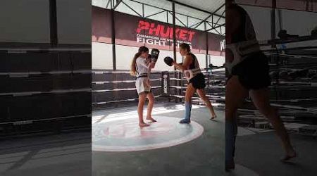 Christina Melina Koutoula training Muay Thai Phuket part 6