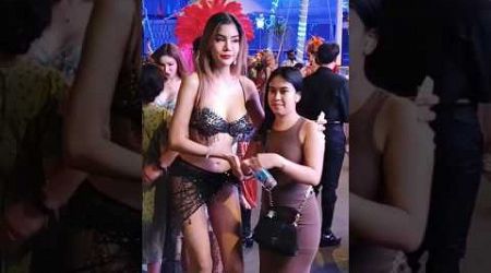 Beautiful Ladyboy With A Very Cute Tourist In Pattaya Thailand