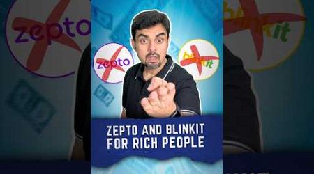 Zepto and Blinkit or rich people? #fooddelivery #zepto #blinkit #startup #business