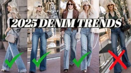 Hottest Denim Trends of 2025 &amp; How to Style Them Over 40 | Fashion Over 40