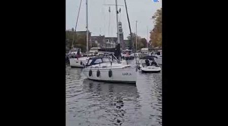 MiCChaëla : Sailing boats in Centrum off Lemmer Netherlands