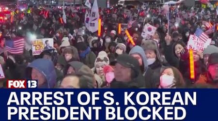 Military blocks arrest of South Korean president | FOX 13 Seattle