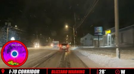 LIVE Midwest Blizzard/Ice Storm Coverage - Dangerous Travel - LIVE Storm Chasing