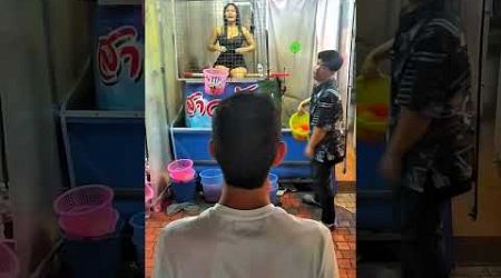 Arabian boys play Thai intertainment