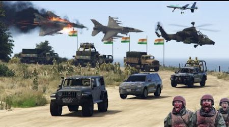 ISRAELI S-500 MISSILE SYSTEM DESTROYED IRANI INTERNATIONAL AIRPORT &amp; MILITARY CONVOY - GTA 5