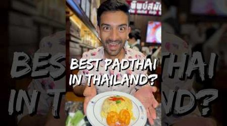 Is This THE BEST PAD THAI in Thailand?? 