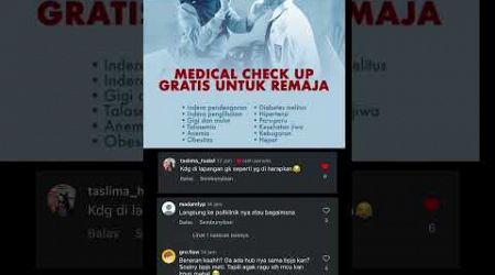 Medical check up gratis