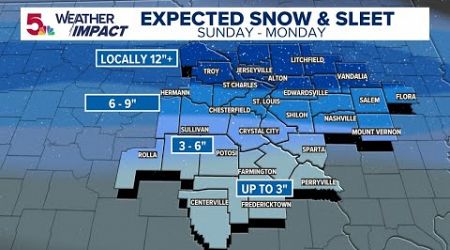 Winter Weather settles in, making travel conditions very difficult overnight