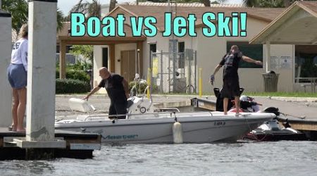 Boat vs Jet Ski | Boynton Beach | Broncos Guru | Wavy Boats