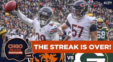 BEARS POSTGAME: Cairo Santos &amp; Chicago Bears kick GAME-WINNING field goal vs Packers! | CHGO Bears