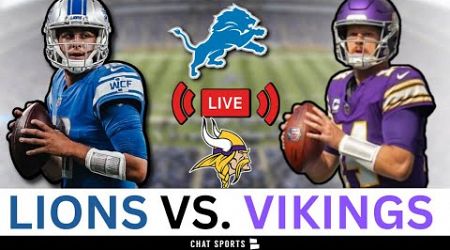 Lions vs. Vikings Live Streaming Scoreboard, Play-By-Play, Game Audio &amp; Highlights | NFL Week 18