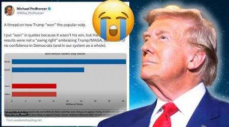 Libs still cannot accept Trump winning the Popular Vote...