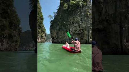 Canoeing at Hong Island, Phang Nga Bay 