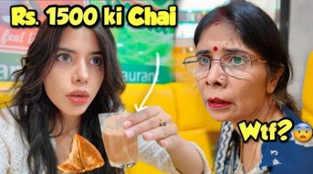 My Mom tried Indian food in thailand!