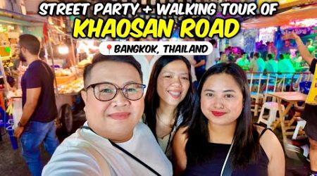 Nag-Party kami sa Khaosan Road in Bangkok, Thailand! 