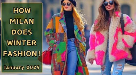 ITALIAN Winter Street Style Trends in Milan That Will Dominate 2025