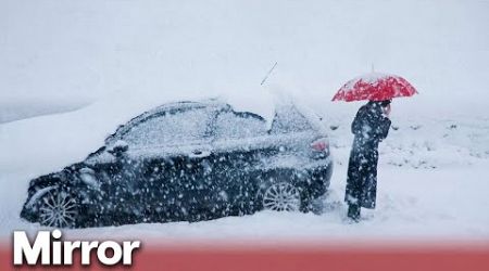 UK snow warnings: Commuters hit by travel disruption as severe weather persists