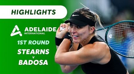 Peyton Stearns v Paula Badosa - Adelaide International Highlights | Wide World of Sports