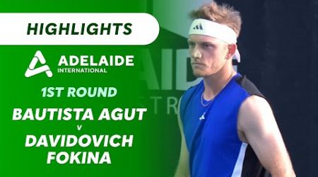 Roberto Bautista Agut v Alejandro Davidovich Fokina - Adelaide International Highlights | WWOS