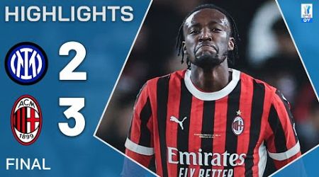 INTER-MILAN 2-3 | HIGHLIGHTS | Abraham Scores Last-Minute Winner! | EA Sports Supercup 2024/25