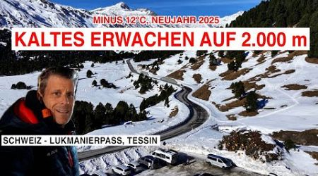 #1090 KEIN GUTER START INS NEUE JAHR | -12,5 °C | Die Truma Dieselheizung mal wieder... Schweiz