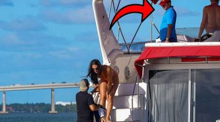 Caught Red-Handed: Captain Can&#39;t Hide His Curiosity! | Miami River | Boat Bash | Boats &amp; Yachts